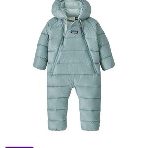 Patagonia Hi-Loft Kids Thermal Bunting in Light Blue